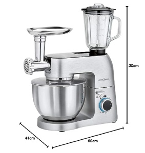 ProfiCook PC-KM 1189 Masina de Framantat 3in1 1500W Bol 67L Mixer din Sticla 15L Accesoriu pentru Carne - Img 10