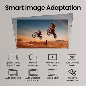 Proiector 4K HDR BenQ TK705i, 3000 ANSI Lumen, Bluetooth, Gri - Img 7