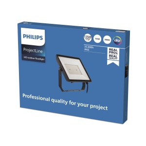 Proiector LED Philips ProjectLine 150W 3000K IP65 Negru - Img 3