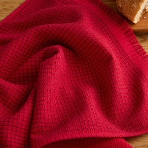 Prosoape de bucatarie KitchenAid Gourmet Series 3 bucati 100 bumbac Passion Red - Img 5