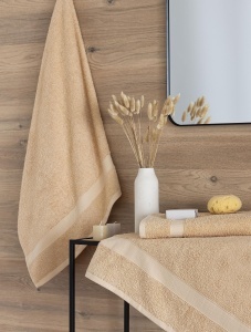 Prosoape Todocama 5502 100 Bumbac Extra Moi 70x140 cm Set 2 Bucati Bej - Img 5