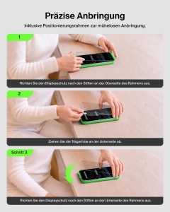 Protectie Display TemperedGlass Belkin pentru iPhone 18 Pro Max17 Pro Max, 2 bucati - Img 5