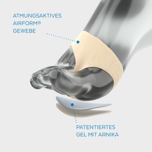 Protectie pentru talpa piciorului Poderm Ballenpolster, cu gel brevetat cu arnica, reutilizabil, 2 bucati - Img 4