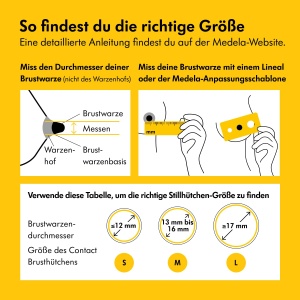 Protectoare pentru alaptare Medela Contact 16 mm BPA-Free Set 2 bucati - Img 4
