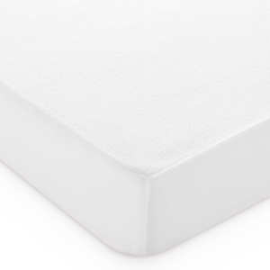 Protector de saltea Todocama 3001, alb, impermeabil si respirabil, 90 x 190200 cm