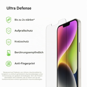 Protector Display Belkin UltraGlass pentru iPhone 14 Plus, 13 Pro Max, Antimicrobian, 9H - Img 2