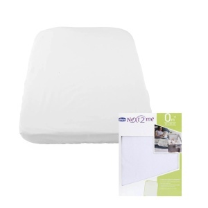 Protector saltea Chicco Next2Me Dream, 100 bumbac, alb, 85x50 cm - Img 3