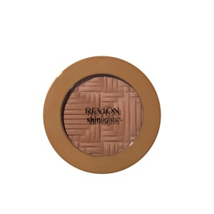 Pudra bronzanta Revlon Skinlights Nr. 002 Cannes Tan, compacta, cu aplicator si oglinda