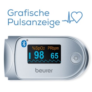 Pulsoximetru Beurer PO 60 cu Bluetooth, masurare oxigen si puls - Img 4
