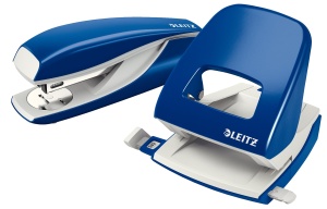 Puncher Metalic Leitz NeXXt 50080035, 30 Foi, Design Ergonomic, Albastru - Img 8