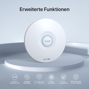 Punct de acces WiFi 7 Tenda i36 PoE BE5010 AP, 2.5G, 2 porturi LAN - Img 2