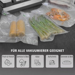 Pungi vidat CASO Profi 40x60 cm, set 25 buc, BPA-free, reutilizabile, rezistente - Img 5