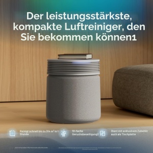 Purificator de aer Blueair 4.0 pentru camere mari, 3385 ft, HEPASilent, WiFi - Img 2