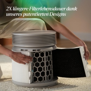 Purificator de aer BLUEAIR Blue Signature SP1i, 22,3 m, cu filtrare HEPASilent, design elegant - Img 9