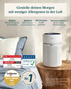 Purificator de aer Levoit Eleva 300X, capacitate 56 m, filtru HEPA, tehnologie DuoShield - Img 2
