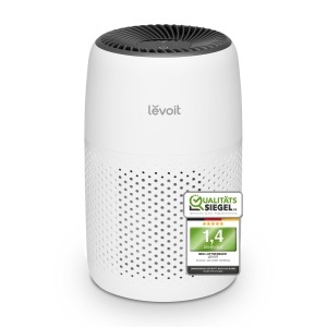 Purificator de aer Levoit pentru persoanele care sufera de alergii cu aromoterapie, filtru de aer HEPA impotriva mucegaiului, prafului si parului animalelor de companie de pana la 0,3 mm pentru dormitor, economie de energie de 7 wati, 3 viteze, alb - Img 1
