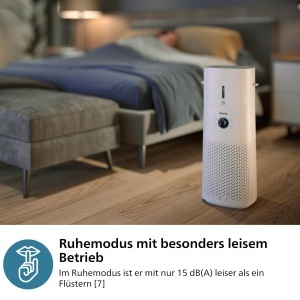 Purificator si umidificator aer Philips Seria 3000 AC373710 131 m2 NanoProtect HEPA Alb - Img 6