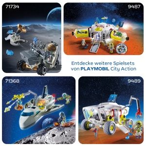 Racheta de cercetare PLAYMOBIL ESA Mars 72011 cu 2 astronauti si rampa de lansare - Img 7
