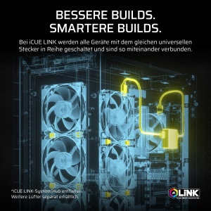 Racitor CPU Corsair iCUE LINK Titan 360 RX LCD, 360mm, 3 ventilatoare RGB, Negru - Img 6