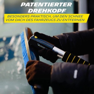 Racitor de gheata MICHELIN 2in1 cu perie telescopica, 110 cm, rezistent la -30C - Img 3