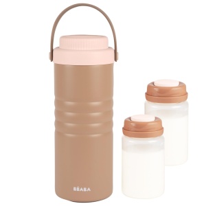 Racitor de lapte matern BEABA, capacitate 480 ml, din otel inoxidabil, racire 24h