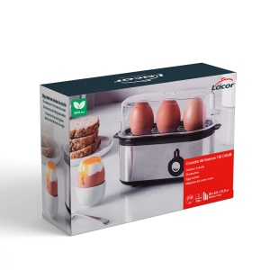 Racitor de oua Lacor TRI OVUM, inox 1810, capacitate 3 oua, 100 BPA-free - Img 6