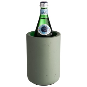 Racitor de sticle APS ELEMENT din beton, 0.7-1.5 litri, inaltime 19 cm, verde - Img 2