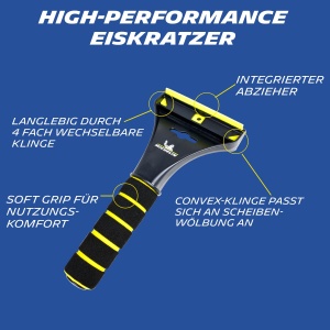 Racleta auto MICHELIN 81000 cu maner ergonomic si lama reversibila - Img 2