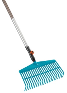 Racleta de gradina Gardena combisystem 43 cm, din plastic, usor de utilizat - Img 3