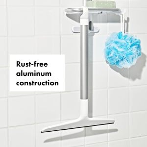Racleta OXO Good Grips cu maner din aluminiu extensibil, 39.4-58.4 cm, silicon - Img 5