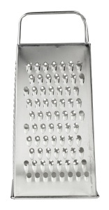 Radea multifunctionala Fackelmann 45410, 23 cm, din metal alb, 4 tipuri de razuire - Img 2