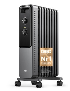 Radiator electric Dreo cu ulei 9 elemente 2000W termostat reglabil protectie la supraincalzire