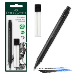 Radiera Faber-Castell Precision cu varf de 2,5 mm, ergonomica, reutilizabila