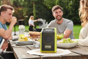 Radio Bluetooth RYOBI RRDAB18-0, 18V, 10W, DAB, NegruVerde - Img 6
