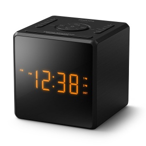 Radio cu ceas Philips TAR4500 USB-C Dual Alarm FM LED ajustabil