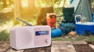 Radio digital portabil SHARP DR-P420 Blossom Pink Bluetooth 50 DABFM Dual Alarm - Img 5