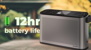 Radio digital portabil SHARP DR-P540 GY Bluetooth 53 DABFM Gri - Img 3