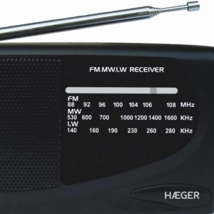 Radio Multiband Haeger, FMMWLW, cu antena telescopica si mufa pentru casti - Img 2