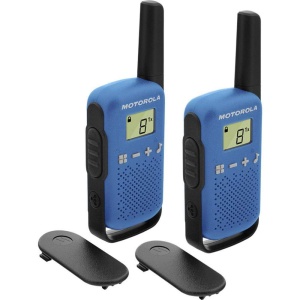 Radio PMR Motorola Talkabout T42, 2 bucati, 4 km, 16 canale, albastru - Img 2