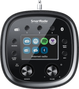Radio Smart Kenwood CR-ST500S-B, 30W RMS, WiFi, Bluetooth, Negru - Img 2