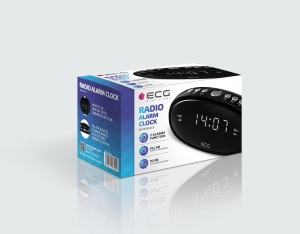 Radiowecker ECG RB 010 Negru cu Display LED Alb si FM Tuner - Img 4