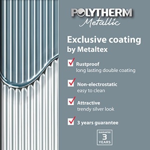 Raft de colt Metaltex Reflex, 2 etaje, 23x23x35cm, Argintiu - Img 3