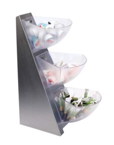 Raft Multi-Functii APS, 3 Stadii, 1 L per Compartiment, Inox - Img 3