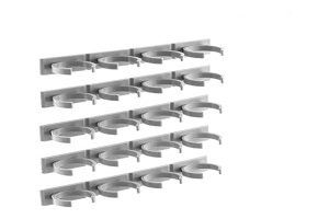 Raft pentru Condimente InnovaGoods Jarlock x20, 20 recipiente, autoadeziv, gri
