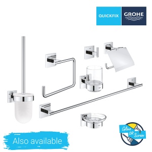 Raft pentru sapun GROHE Start Cube, crom, montare usoara, design elegant - Img 2
