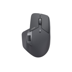 Rapoo I Mouse Wireless (MT760LW, Mouse Optic cu Adaptor, 4000 DPI, 2.4 GHz, Baterie Reincarcabila), Negru