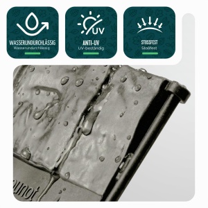 Rasenkante din Plastic VOUNOT 21,4 m Design Steinoptik, Stabilitate si Flexibilitate - Img 4