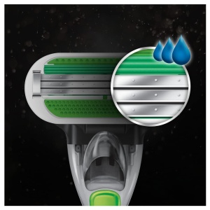 Rasierer pentru corp Gillette, 3 lame, ergonomic, verde - Img 4