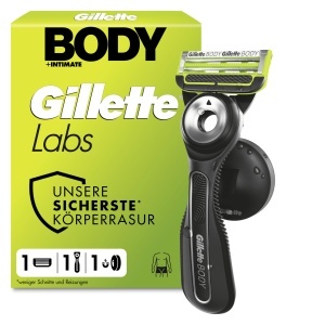 Rasierer pentru corp si zone intime GilletteLabs, sistem de protectie impotriva iritatiilor