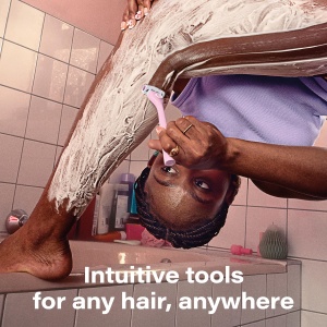 Rasierer pentru femei Wilkinson Sword Intuition Quattro, 6 lame, design ergonomic - Img 7